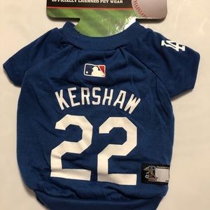 Clayton Kershaw #22 Los Angeles Dodgers Pet Shirt